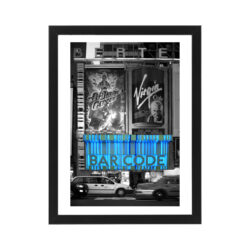 Photo printed on Paper - Fine Art - Canvas - New York BAR CODE